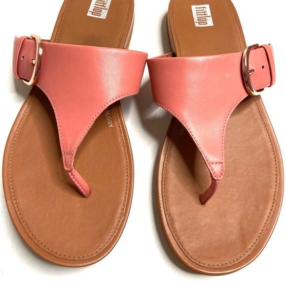 FITFLOP Gracie Leather Toe Post Sandal - Picture 3 of 16